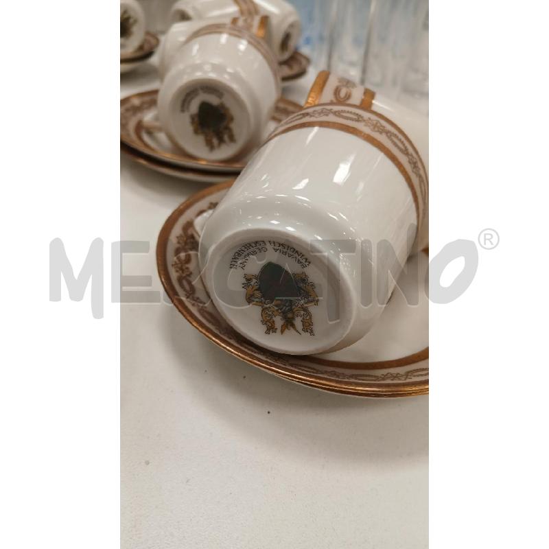 SERVIZIO CAFFÈ BAVARIA ANNI 60 FASCIA DORATA  | Mercatino dell'Usato Roma viale tirreno 3