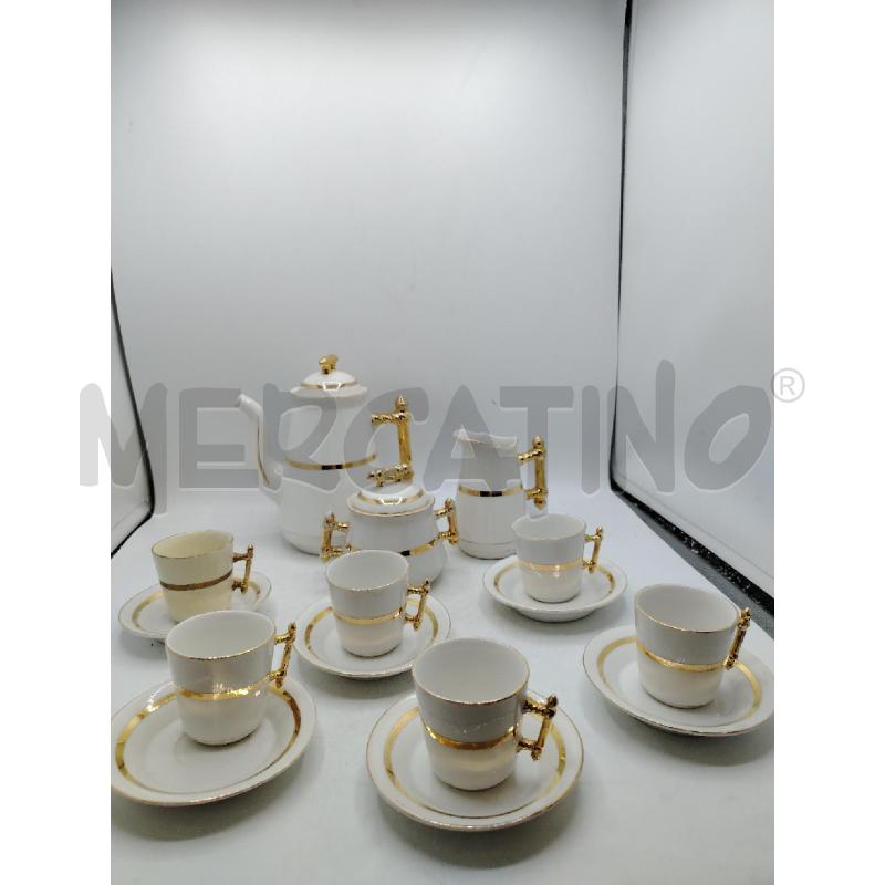 SERVIZIO CAFFÈ GINORI RIGO DOR ANNI 30 | Mercatino dell'Usato Roma viale tirreno 1
