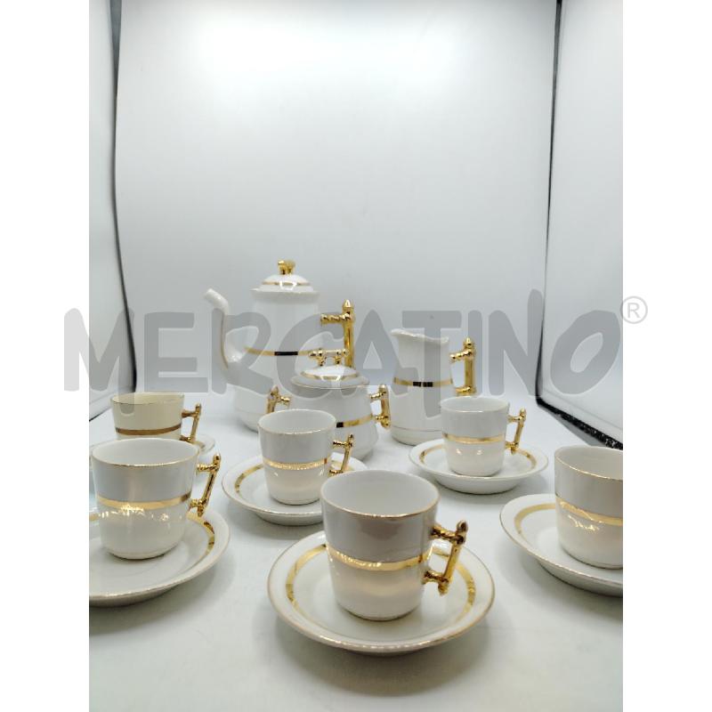 SERVIZIO CAFFÈ GINORI RIGO DOR ANNI 30 | Mercatino dell'Usato Roma viale tirreno 2
