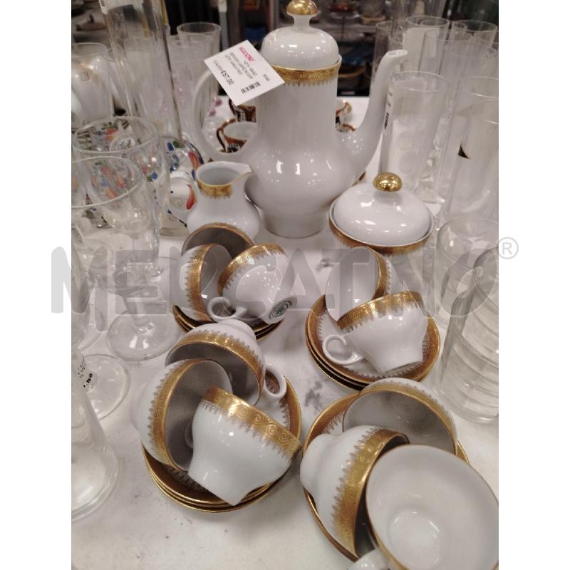 SERVIZIO CAFFÈ INCOMPLETO  KAHLA FASCIA ORO | Mercatino dell'Usato Roma viale tirreno 1