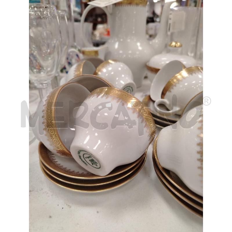 SERVIZIO CAFFÈ INCOMPLETO  KAHLA FASCIA ORO | Mercatino dell'Usato Roma viale tirreno 3