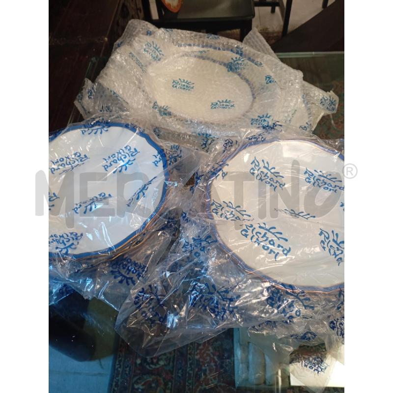 SERVIZIO GINORI DOCCIA 12PAX B/BLU ORO | Mercatino dell'Usato Roma viale tirreno 2