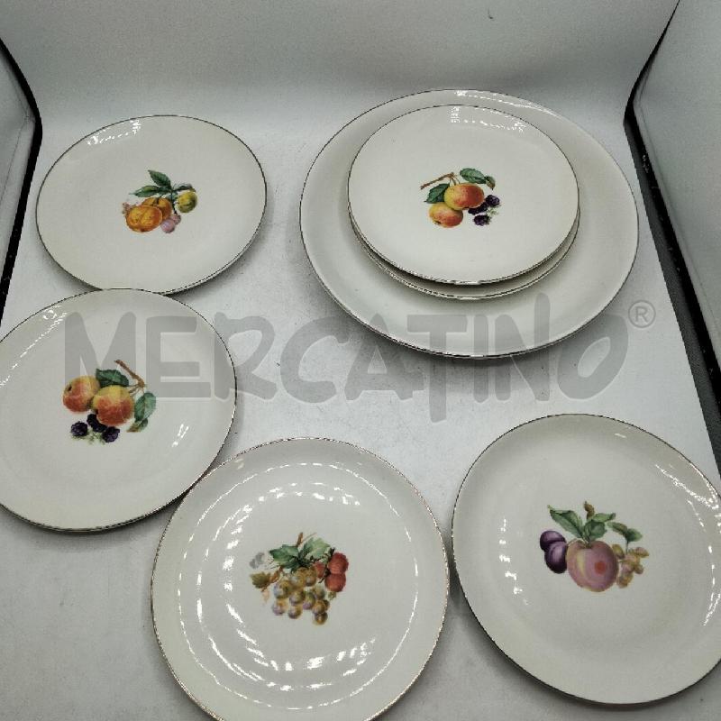 SERVIZIO PIATTI FRUTTA RICHARD GINORI RIGO ARGENTATO | Mercatino dell'Usato Roma viale tirreno 2