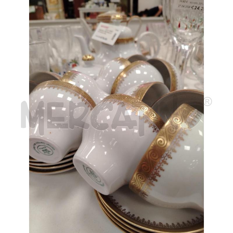 SERVIZIO THÈ KHALA VINT FASCIA ORO | Mercatino dell'Usato Roma viale tirreno 1