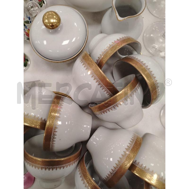 SERVIZIO THÈ KHALA VINT FASCIA ORO | Mercatino dell'Usato Roma viale tirreno 4