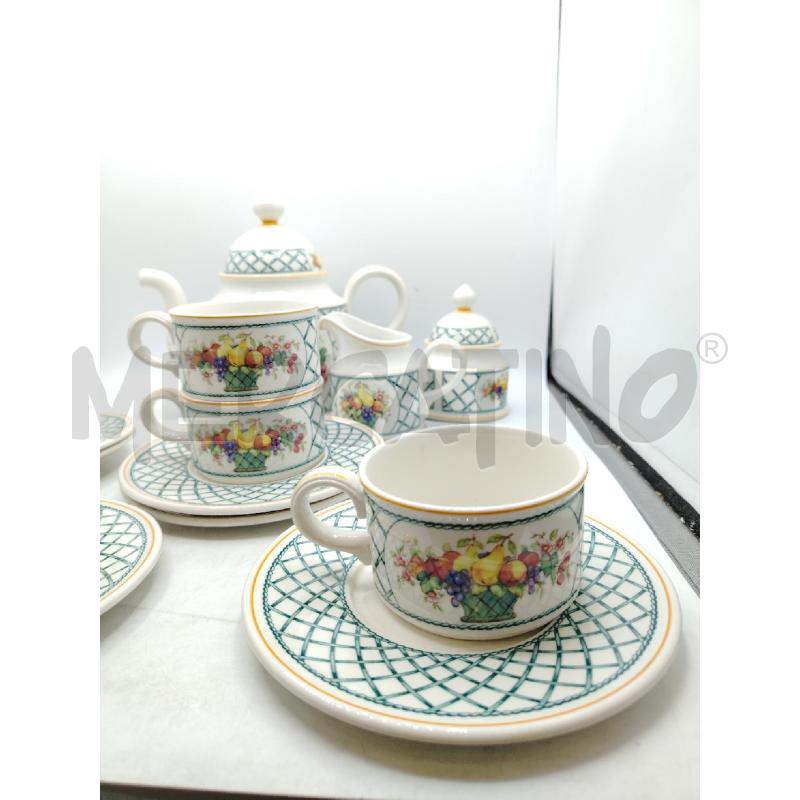 SERVIZIO THÈ VILLEROY BOCH MODELLO BASKET | Mercatino dell'Usato Roma viale tirreno 3