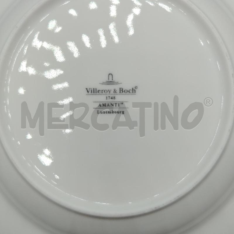 SET 6 PIATTI VILLEROY BOCH BIANCHI | Mercatino dell'Usato Roma viale tirreno 4