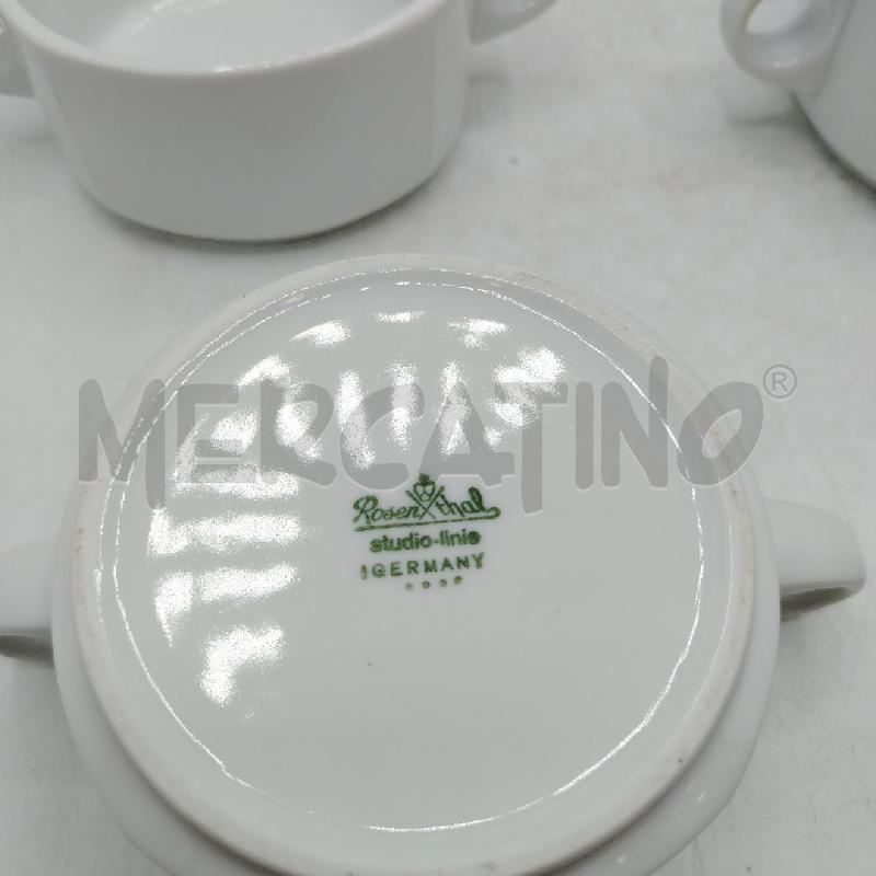 SET 6 TAZZE CONSOMMÈ ROSENTHAL | Mercatino dell'Usato Roma viale tirreno 3