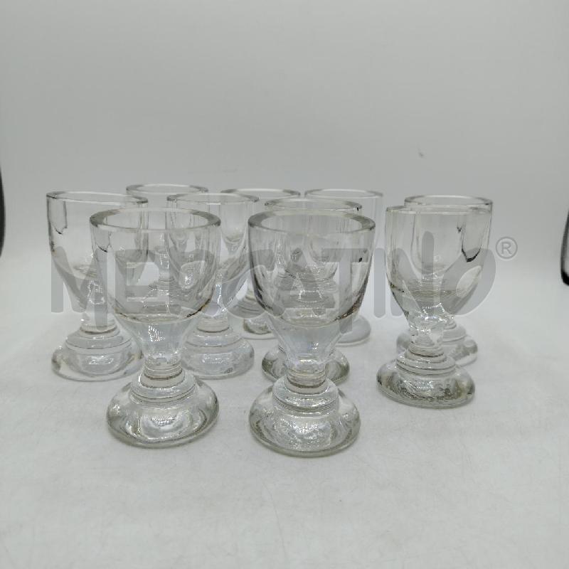 SET BICCHIERINI ART DECÒ | Mercatino dell'Usato Roma viale tirreno 2