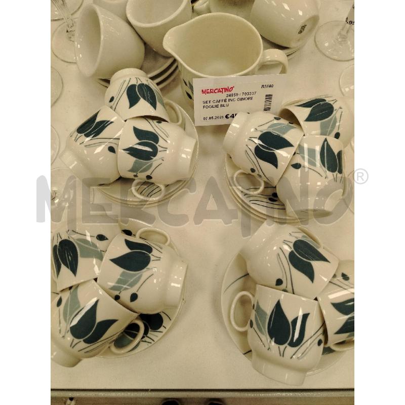 SET CAFFÈ INC GINORI FOGLIE BLU | Mercatino dell'Usato Roma viale tirreno 1