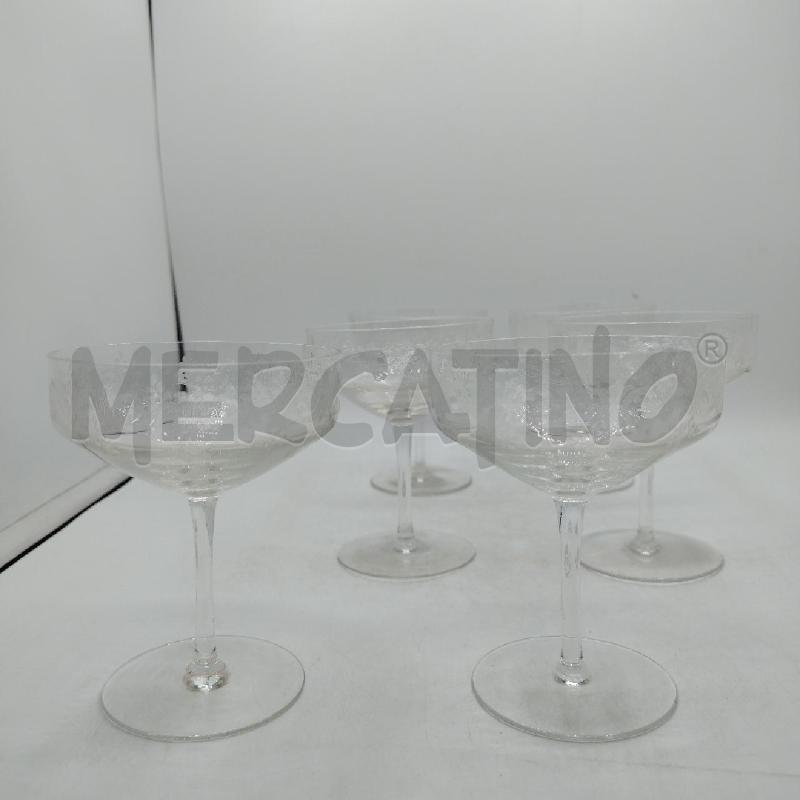 SET COPPE CRISTALLO DECORATI | Mercatino dell'Usato Roma viale tirreno 1