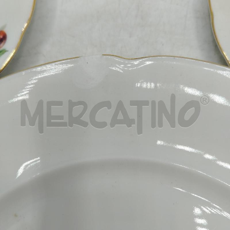 SET PIATTI FRUTTA RIGO ORO DEC FRUTTA | Mercatino dell'Usato Roma viale tirreno 3