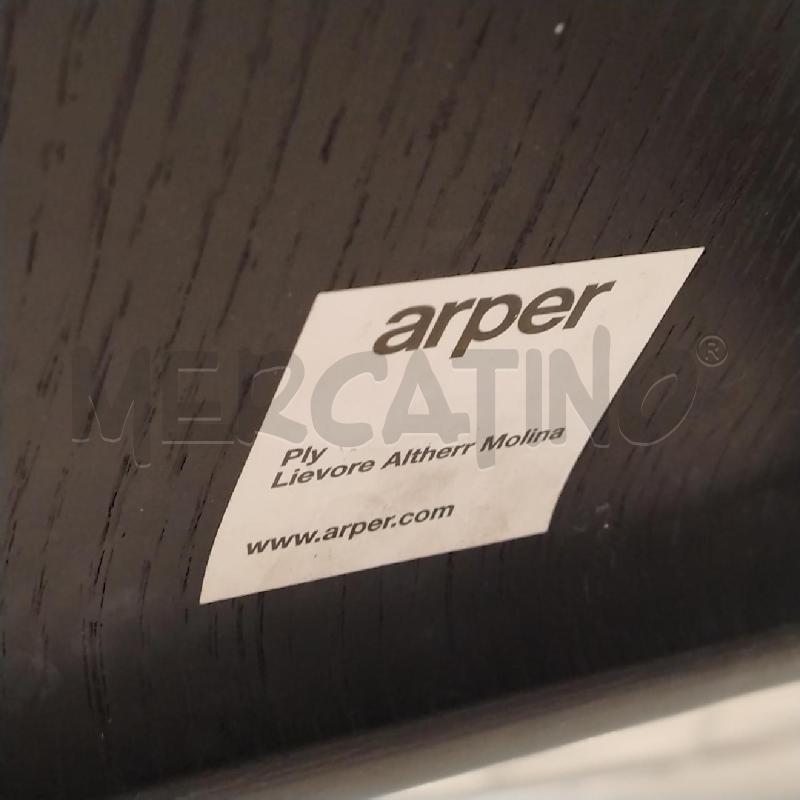 SGABELLO ARPER NERO | Mercatino dell'Usato Roma viale tirreno 3