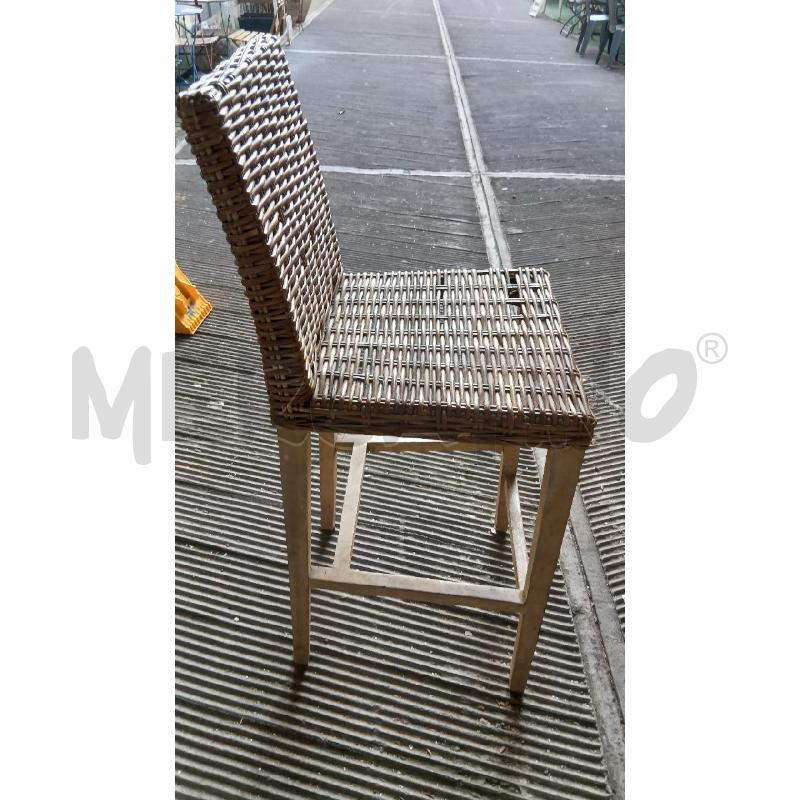 SGABELLO VIMINI ALTO | Mercatino dell'Usato Roma viale tirreno 2