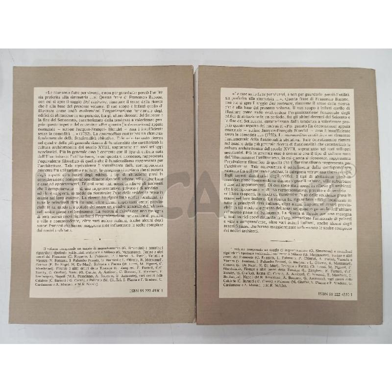 SIMONCINI L'USO DELLO SPAZIO PRIVATO NELL'ETÀ DELL'ILLUMINISMO 2VOL | Mercatino dell'Usato Roma viale tirreno 2