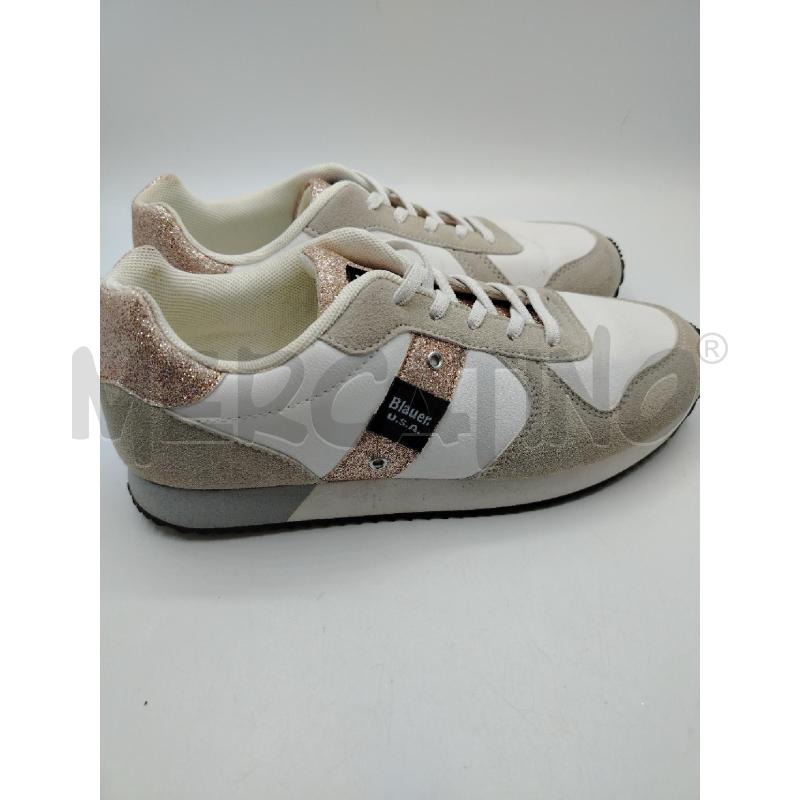 SNEAKERS D BLAUER GR BI RETRO RS GLITTER  | Mercatino dell'Usato Roma viale tirreno 3