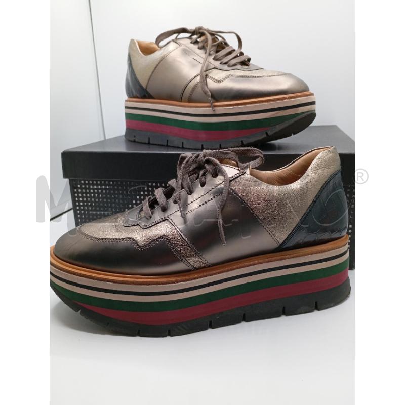 SNEAKERS D FRATELLI ROSSETTI BRONZO SUOLA PLATFOARM  | Mercatino dell'Usato Roma viale tirreno 2