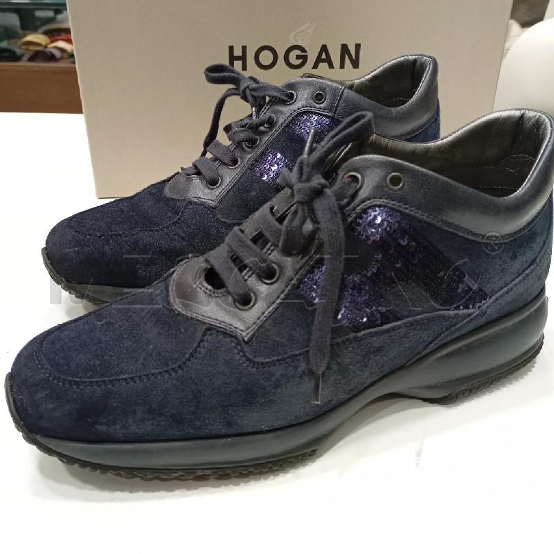 SNEAKERS D HOGAN INTERACTIVE H MICROPAILLCASCATA NERO SCATOLA | Mercatino dell'Usato Roma viale tirreno 1