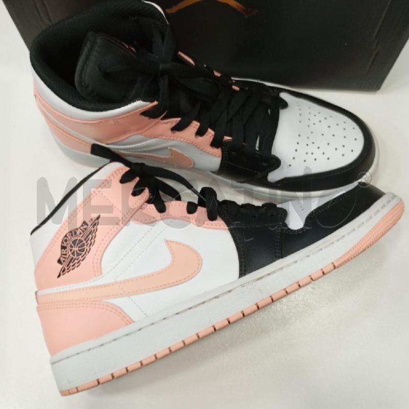 SNEAKERS D NIKE AIR JORDAN 1 MID ROSA SCATOLA | Mercatino dell'Usato Roma viale tirreno 2