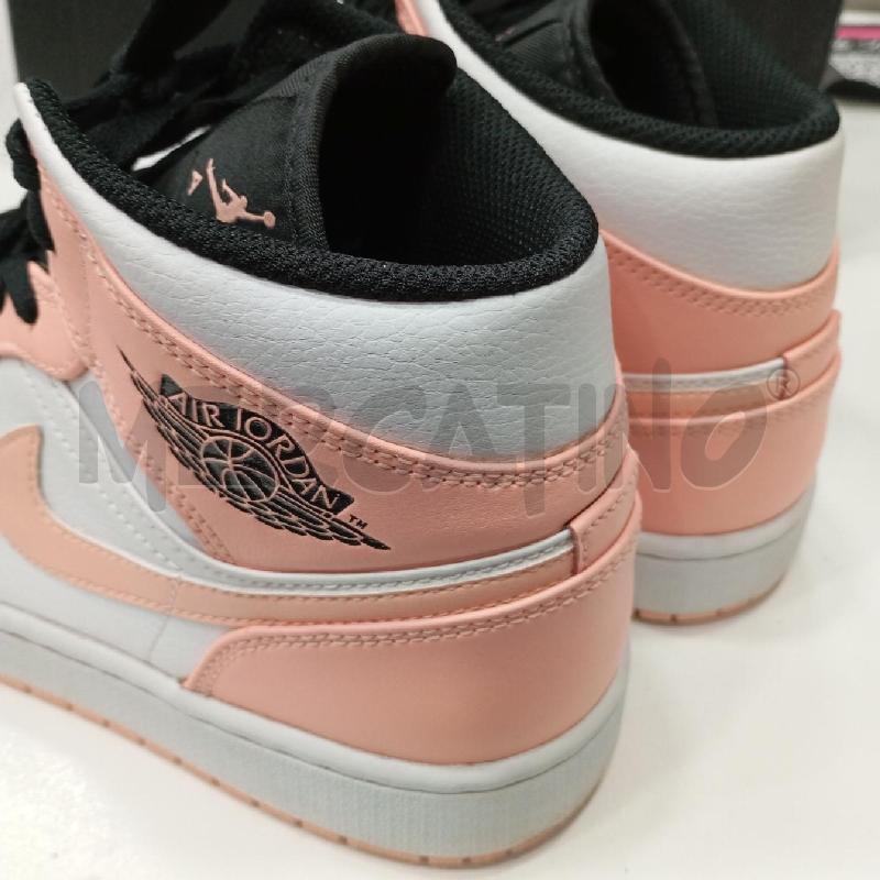 SNEAKERS D NIKE AIR JORDAN 1 MID ROSA SCATOLA | Mercatino dell'Usato Roma viale tirreno 3