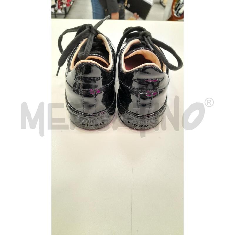 SNEAKERS D PINKO NE LUCIDE  | Mercatino dell'Usato Roma viale tirreno 2