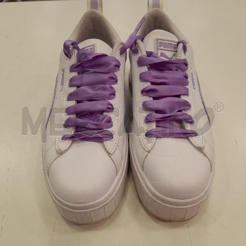 SNEAKERS D PUMA BIANCO/LILLA | Mercatino dell'Usato Roma viale tirreno 1