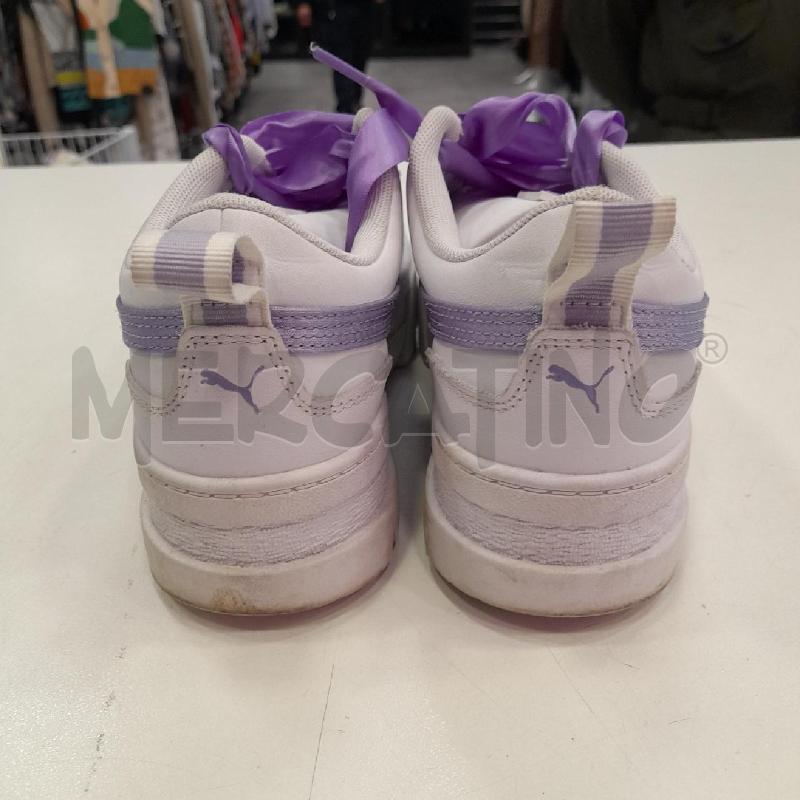 SNEAKERS D PUMA BIANCO/LILLA | Mercatino dell'Usato Roma viale tirreno 2