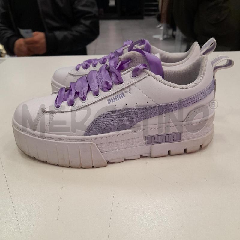 SNEAKERS D PUMA BIANCO/LILLA | Mercatino dell'Usato Roma viale tirreno 3