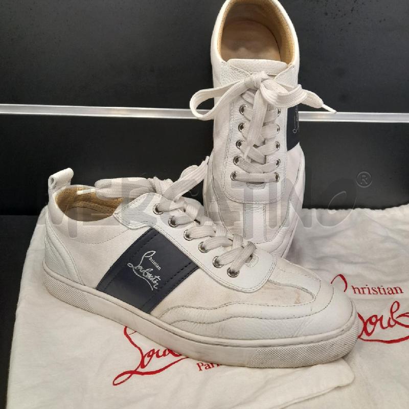 SNEAKERS U CHRISTIAN LOUBOUTIN PELLE DI VITELLO  | Mercatino dell'Usato Roma viale tirreno 3
