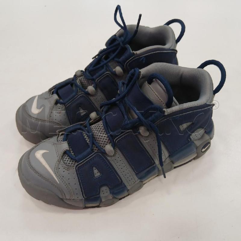 SNEAKERS U NIKE AIR MORE UPTEMPO 96 GRIGIO PELLE DI VITELLO | Mercatino dell'Usato Roma viale tirreno 1