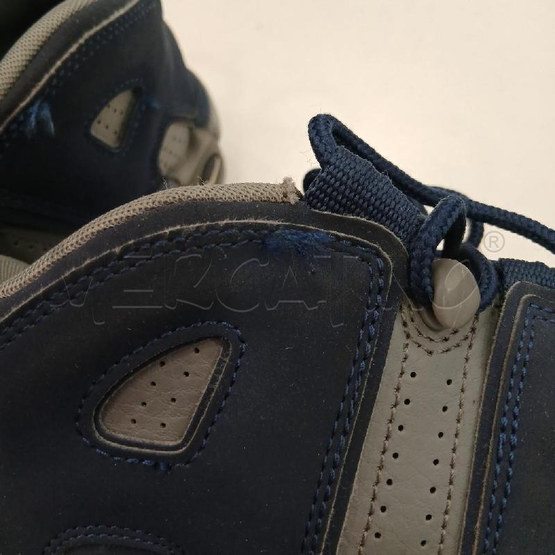 SNEAKERS U NIKE AIR MORE UPTEMPO 96 GRIGIO PELLE DI VITELLO | Mercatino dell'Usato Roma viale tirreno 4