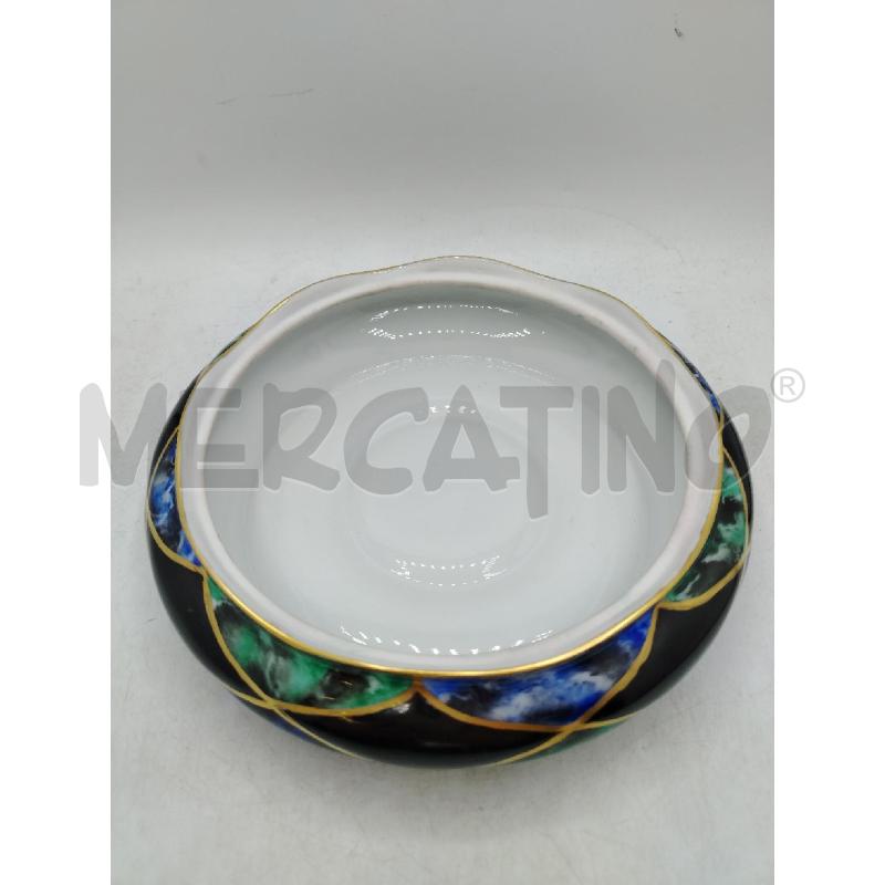 SOTTOVASO CENTROTAVOLO BLU ORO VERDE | Mercatino dell'Usato Roma viale tirreno 2