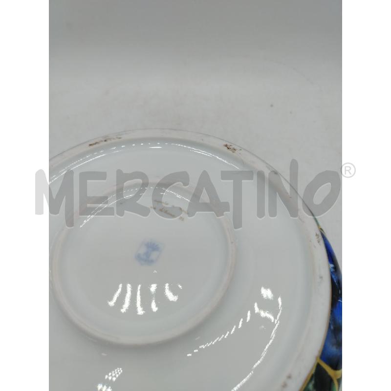 SOTTOVASO CENTROTAVOLO BLU ORO VERDE | Mercatino dell'Usato Roma viale tirreno 3