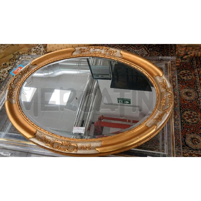 SPECCHIO C/DORATA OVALE | Mercatino dell'Usato Roma viale tirreno 1