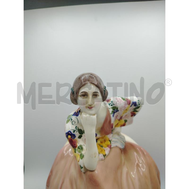 STATUA CERAMICA CARMEN JOSEF KOSTIAL PER GOLDSCHEIDER DA RIV | Mercatino dell'Usato Roma viale tirreno 2