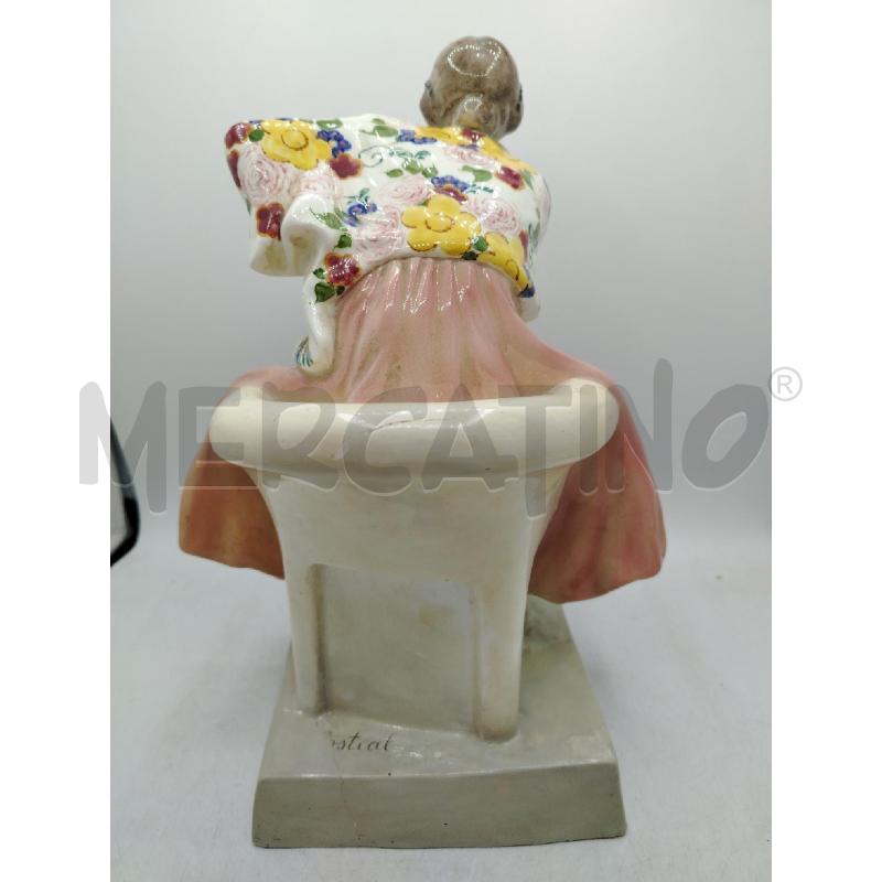 STATUA CERAMICA CARMEN JOSEF KOSTIAL PER GOLDSCHEIDER DA RIV | Mercatino dell'Usato Roma viale tirreno 4