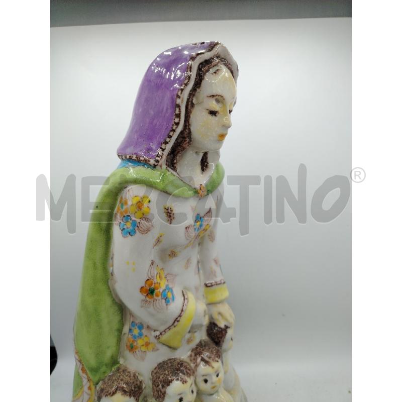 STATUA DONNA CON BAMBINI | Mercatino dell'Usato Roma viale tirreno 4