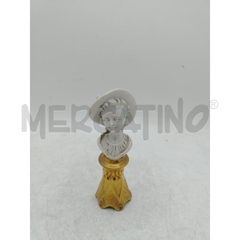STATUINA CAPODIMONTE BUSTO DONNA | Mercatino dell'Usato Roma viale tirreno 1