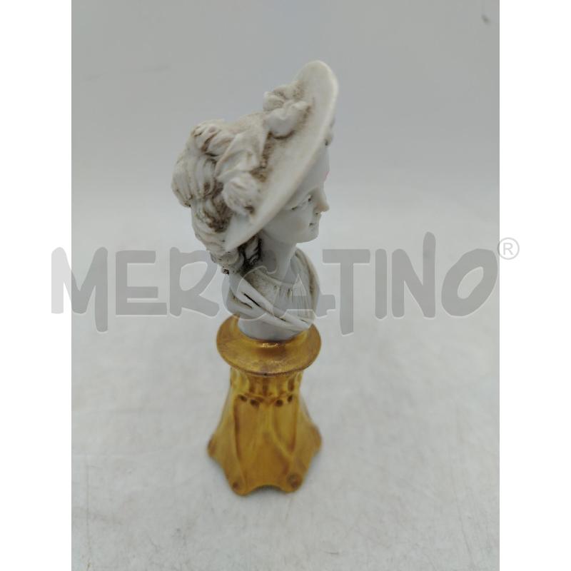 STATUINA CAPODIMONTE BUSTO DONNA | Mercatino dell'Usato Roma viale tirreno 2