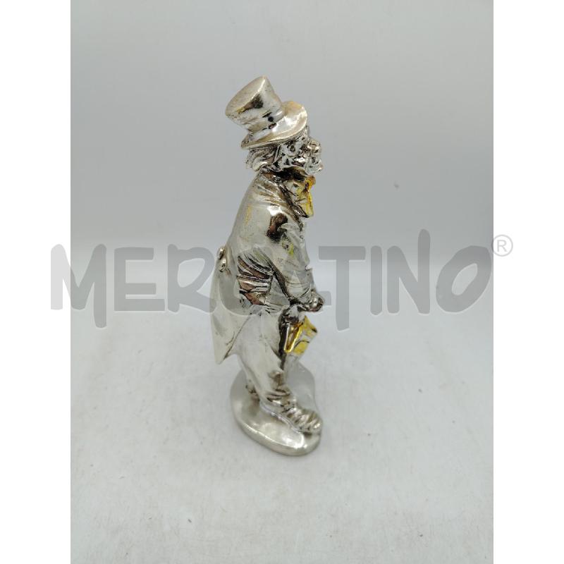 STATUINA CLOWN LAMINATO A FIRMA MARIANI | Mercatino dell'Usato Roma viale tirreno 3