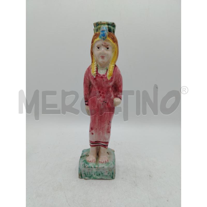 STATUINA DONNA T COTTO ROSA | Mercatino dell'Usato Roma viale tirreno 1