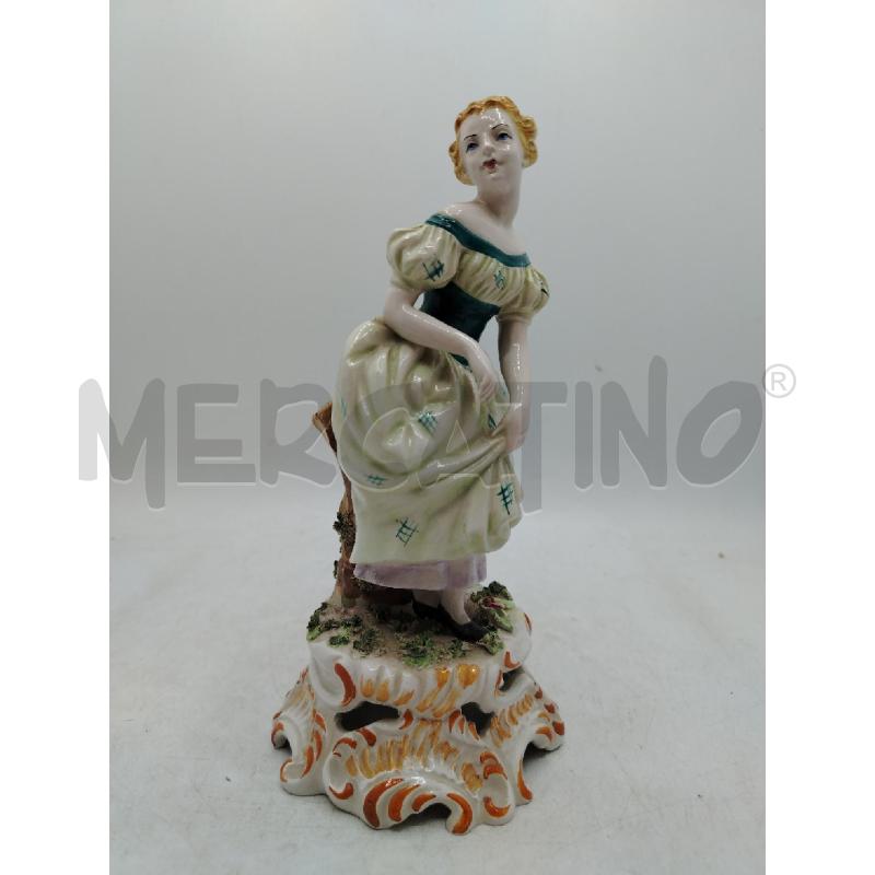 STATUINA DONNA VESTITO VERDE BASSANO | Mercatino dell'Usato Roma viale tirreno 1