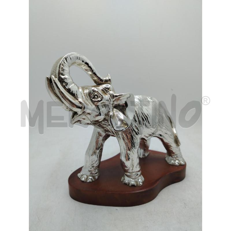 STATUINA ELEFANTE LAMINATO BASE LEGNO | Mercatino dell'Usato Roma viale tirreno 1