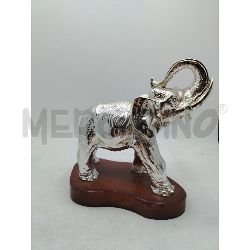 STATUINA ELEFANTE LAMINATO BASE LEGNO | Mercatino dell'Usato Roma viale tirreno 2