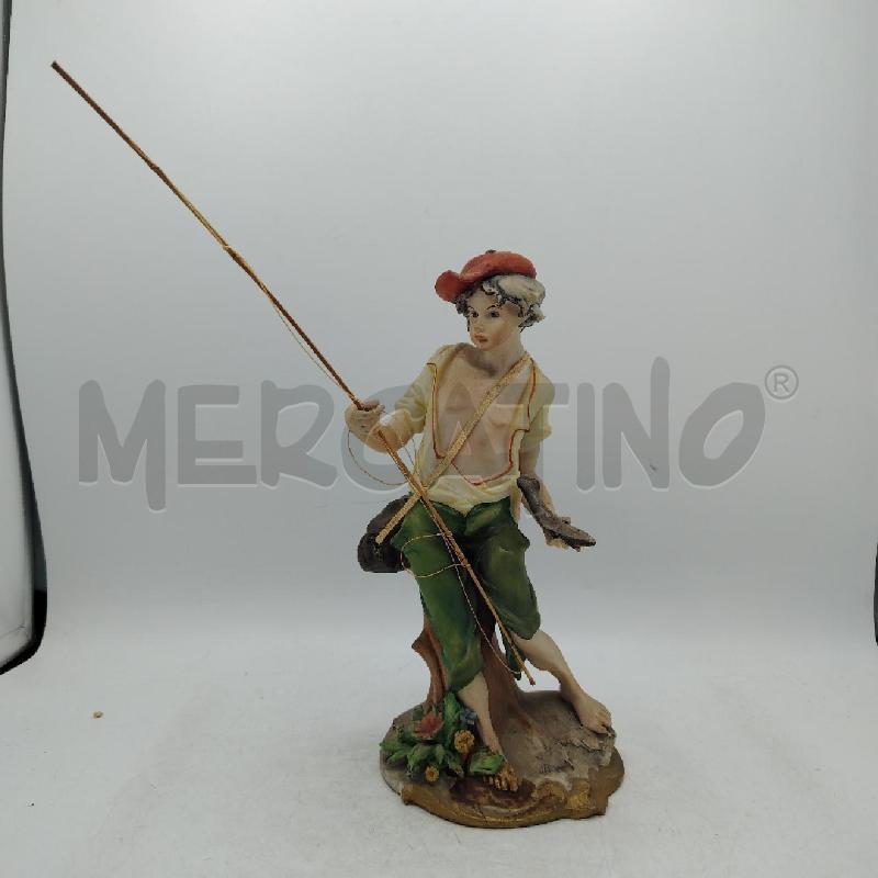 STATUINA PESCATORE CAPODIMONTE | Mercatino dell'Usato Roma viale tirreno 1