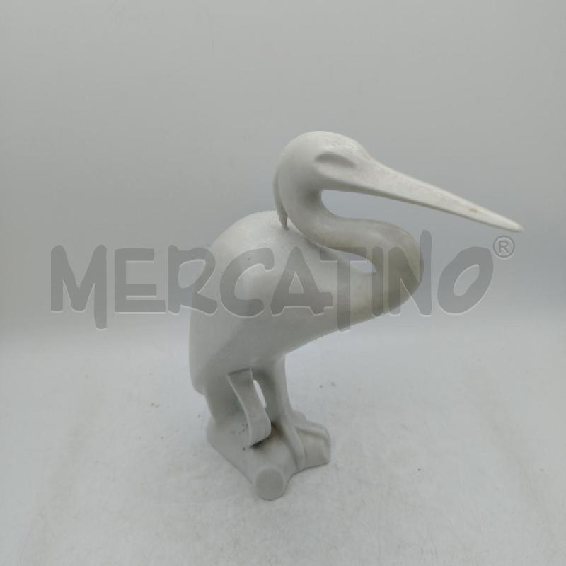 STATUINA PORCELLANA SGRAFO AIRONE BI | Mercatino dell'Usato Roma viale tirreno 3