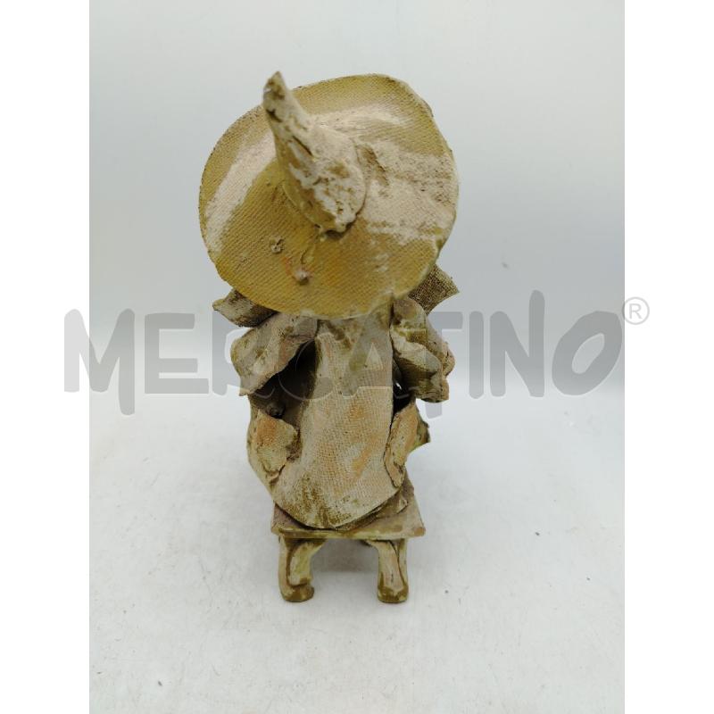 STATUINA T COTTA A FIRMA CARUSO | Mercatino dell'Usato Roma viale tirreno 2