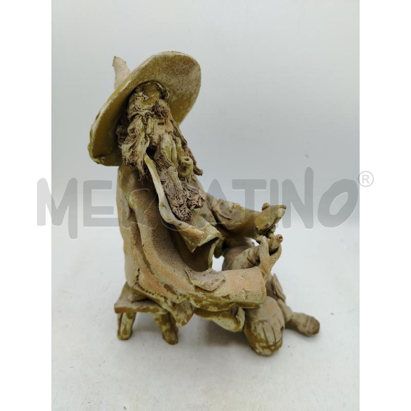 STATUINA T COTTA A FIRMA CARUSO | Mercatino dell'Usato Roma viale tirreno 4