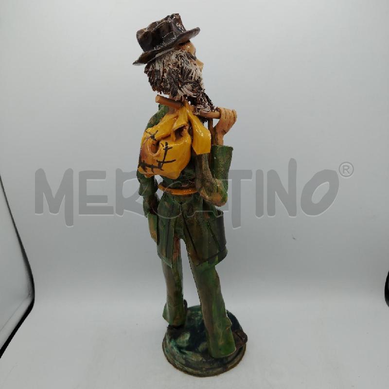 STATUINA T COTTO SMALTATA VERDE | Mercatino dell'Usato Roma viale tirreno 2