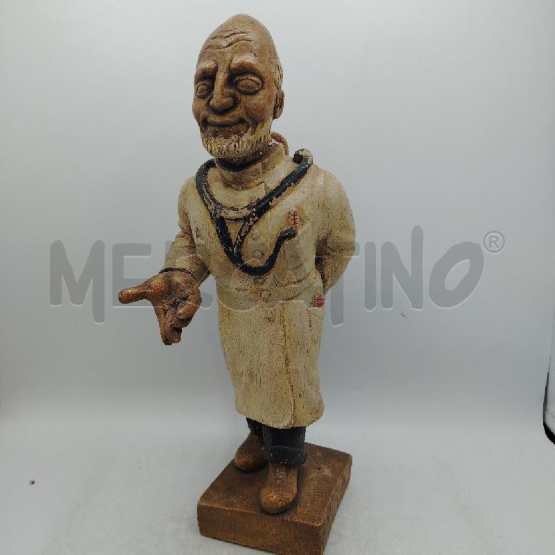 STATUINA VINTAGE DOTTORE  | Mercatino dell'Usato Roma viale tirreno 1